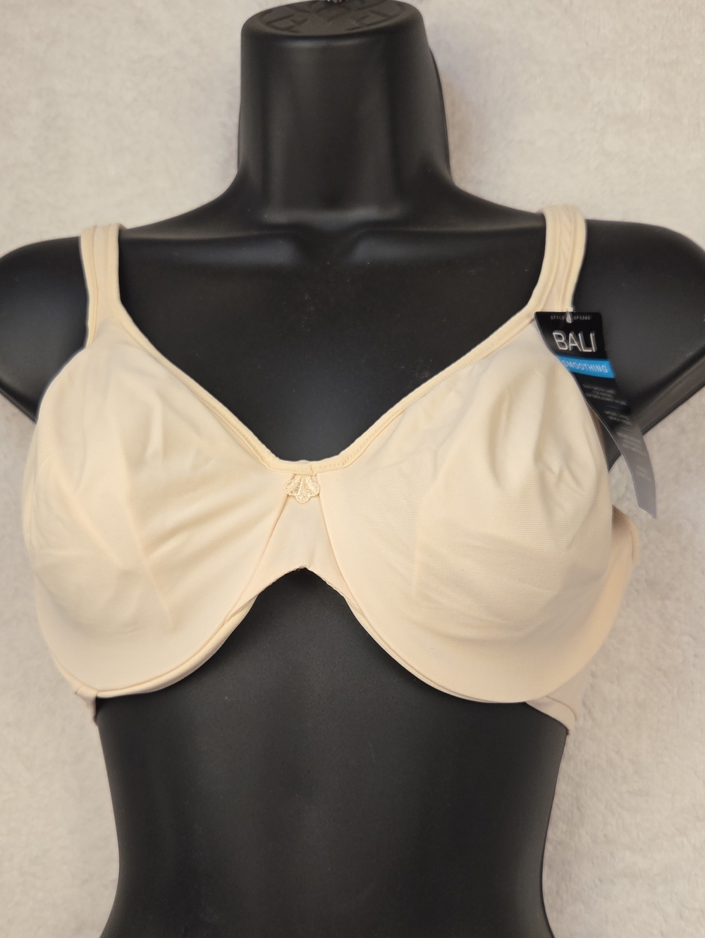 Bali Full Coverage Underwire Bra - Beige